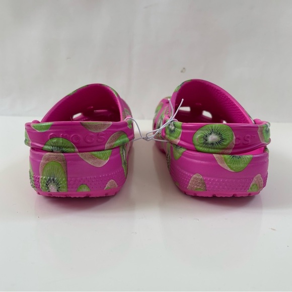 CROCS Hot Pink Adults' Classic Hyper Real Kiwi Clogs Womens Size 6 Men’s Size 4 - Picture 5 of 6